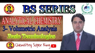 Volumetric Analysis  Tiration  BS Chemistry [upl. by Winstonn948]