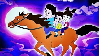 लकड़ी की काठी काठी पे घोड़ा  Lakdi Ki Kathi  Most Popular Hindi Rhyme For Kids 9635 [upl. by Lenej606]