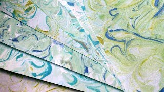 How To Create Marbled Backgrounds with Tim Holtz Distress Oxide Reinkers [upl. by Ytinirt]