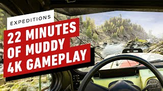 Expeditions A MudRunner Game  22 Minutes of Muddy Gameplay 4K 60FPS [upl. by Nylassej557]