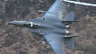 Finally popped my cherry RAF F35b Low Level in the Mach Loop USAF F35a F15 Strike Eagle [upl. by Ivie]