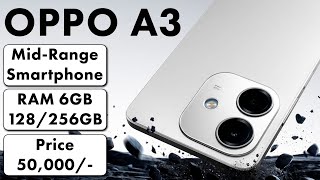 OPPO A3  MidRange Smartphone  A Balance of Performance and Design  6GB128256GB  Price 50000 [upl. by Yaral]