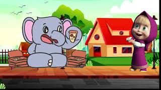 Hathi Raja Kaha chale  Hindi Rhymes For Children  Hindi Poem [upl. by Aerdied633]