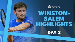 Goffin Faces Munar Mannarino amp Stricker In Action  WinstonSalem 2024 Day 2 Highlights [upl. by Albin498]