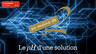 Le pH d’une solution en Terminale [upl. by Elokcin10]