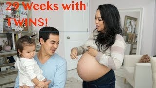 29 Week Pregnancy update with TWINS  itsMommysLife [upl. by Candide]