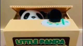 🌈 🐼LET’S PLAY CUTE PANDA COIN BANK GAME TOY 🌈🐼 ASMR SOUND 01 [upl. by Julienne]