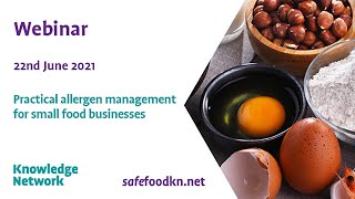 Learn about practical allergen management with safefood [upl. by Washburn]