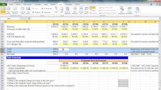 Financial Modeling Quick Lesson Simple LBO Model 2 of 3 [upl. by Ihcekn731]