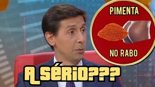 JORNALISTA DO POLÍGRAFO SIC COMETE GAFE CURIOSA NO PROGRAMA DE RICARDO ARAÚJO PEREIRA [upl. by Pan]