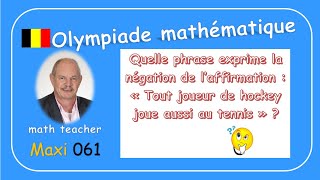 Olympiade mathématique 2024 Maxi 061 [upl. by Nelyak479]