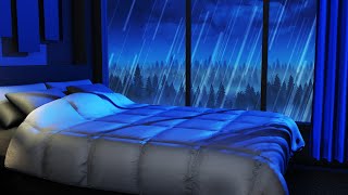 Sleep Sounds Rain No Thunder 🌧️ Rainstorm White Noise 10 Hours [upl. by Ahtebat]