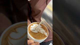 subscribe coffee barista 4k youtubeshorts barista latte starbucks COFFEEMASTER1 short [upl. by Analra]