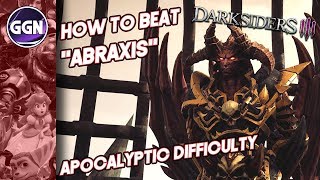 How to beat Abraxis Apocalyptic Difficulty  Darksiders 3 [upl. by Lindley]