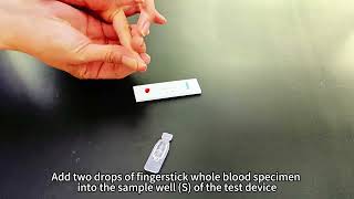 EZLAB HBsAg Rapid Test Device Whole BloodSer [upl. by Llesirg]