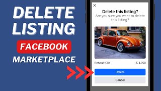 How to Delete Listing on Facebook Marketplace [upl. by Marlane653]