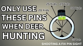 Bow Hunting With a Vertical Pin Bow Sight  Dialed PRÜF Pin Gap [upl. by Gnohc874]