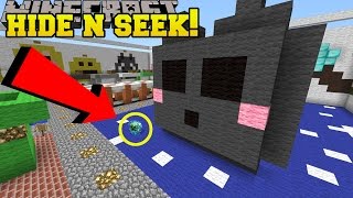 Minecraft CUTE CREEPERS HIDE AND SEEK  Morph Hide And Seek  Modded MiniGame [upl. by Assiram]