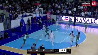 Lebanese Basketball Championship 20232024  CHAMPVILLE VS SAGESSE [upl. by Madid]