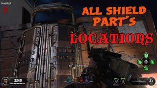 CALL OF DUTY BLACKOPS 4ALL SHIELD PARTS LOCATIONSVOYAGE OF DESPAIR [upl. by Mecke708]