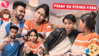 Prank On Rishab Khan part 1  Prank Video chotanawab cuteshivani05 [upl. by Kemeny]