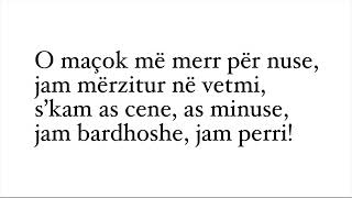 “Macja e apartamentit” poezi nga Dritëro Agolli interpreton Mirela Kumbaro [upl. by Atteugram]