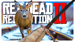 Dropping DEER and robbing TRAINS  Red Dead Redemption 2 2 [upl. by Langille]