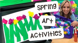 Spring Art Ideas for Preschool Prek and Kindergarten [upl. by Ng]