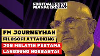 FM Journeyman 1 Memulai karir tanpa klub Menguji taktik OP [upl. by Cayla291]