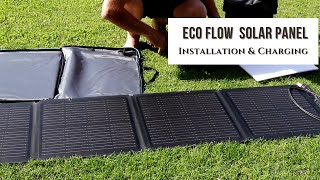 EcoFlow Solar Panel 110W  Installation amp Charging EcoFlow Delta [upl. by Gladi]