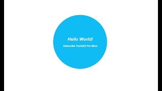 Creating circle in HTML with centered text [upl. by Kissie985]