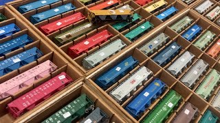 A Train Show Bomber Boxcars and Vintage Diesels in Beatrice [upl. by Fries]