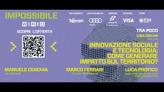 WIRED NEXT FEST 2024  Innovazione sociale e tecnologia come generare impatto sul territorio [upl. by Luis]