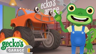 Max The Monster Truck  Classic Geckos Garage  Trucks For Children  Cartoons For Kids [upl. by Etan]