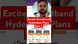 Excitel Broadband Hyderabad Plans explained in Telugu  Part 1 broadband excitel shorts viral [upl. by Speroni]