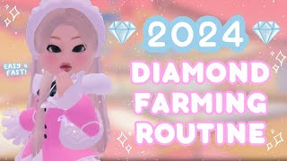 2024 DIAMOND FARMING ROUTINE 💎 Fast Easy NO Gamepass  Royale High Roblox 💎 [upl. by Inaj918]