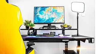 How to PROPERLY Cable Manage a Gaming Desk [upl. by Nonnahc]