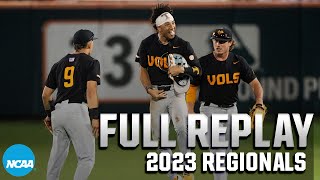 Tennessee vs Clemson 2023 NCAA baseball regionals  FULL REPLAY [upl. by Cannice]