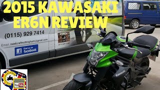 Motorcycle review Kawasaki ER6n ABS 2015 [upl. by Duleba]