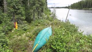 Starting the solo canoe trip  17 day solo canoe trip  Part 1 [upl. by Naud612]