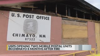 Chimayo gets two mobile post offices after fire closed local office [upl. by Eniagrom]