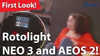 FIRST LOOK Rotolight NEO 3 and AEOS 2 lights [upl. by Odarnoc483]