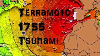 Terramoto 1755 Tsunami Simulação Algarve e Lisboa [upl. by Damek]