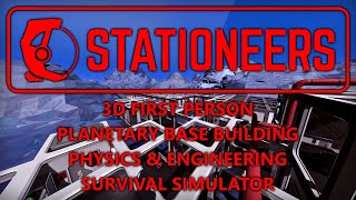 Stationeers trailer  3D First Person Planetary Base Builder Survival Physics Engineering Simulator [upl. by Ronnie]