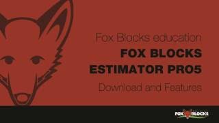 Fox Blocks Estimator PRO5 Download [upl. by Noemad]