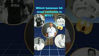 Top 5 Cricket Players Most Centuries in WTC Revealed 🏏🔥cricket shorts [upl. by Kerri]