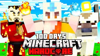 I Survived 100 Days As The Avatar in Minecraft Hardcore and Heres What Happened [upl. by Jermyn]