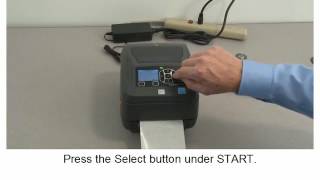 VICHK  Zebra ZD500R UHF RFID Printer  Media Calibration [upl. by Ylla]