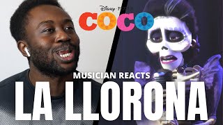 Musician Reacts to La Llorona from Coco  Jamaal X Music [upl. by Eiuqcaj929]