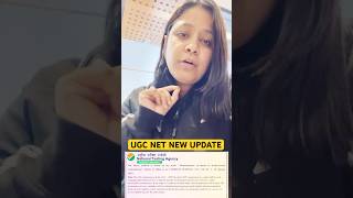 UGC NET New Update ntanews ugcnetupdate2024 [upl. by Ardnazxela]